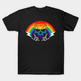 Skull Rainbow Cool T-Shirt